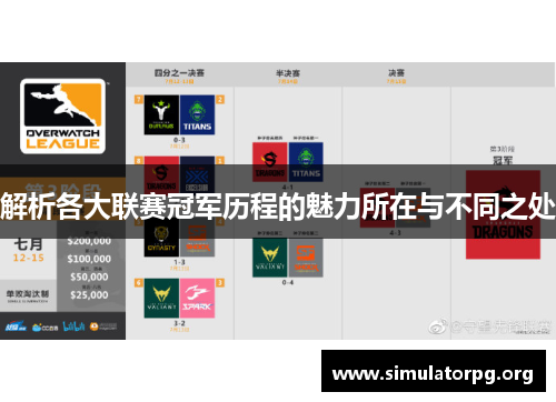 解析各大联赛冠军历程的魅力所在与不同之处